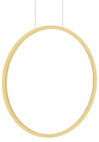 LED Luster na lanku SATURNO LED/28W/230V pr. 50 cm IP44 zlatá