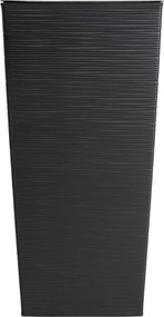 PLASTOVÝ KVETINÁČ PORTO RIFLO 57X29,5X29,5 CM ČIERNA