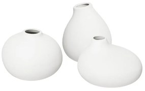 Vázy NONA (set 3 ks) | white