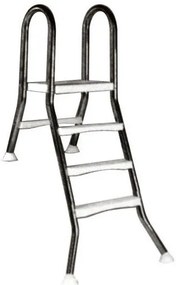 Rebrík ESP pre neupravené bazény, 3+1 stupne, pre bazény vysoké 1 m, AISI 304