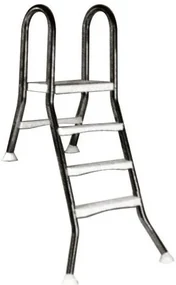Rebrík ESP pre neupravené bazény, 3+1 stupne, pre bazény vysoké 1 m, AISI 304