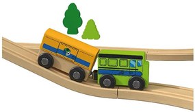 lupilu®  Drevená železnica L (farma)  (100395198)