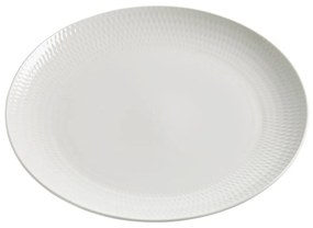 Biely porcelánový tanier Maxwell &amp; Williams Diamonds, 23 cm