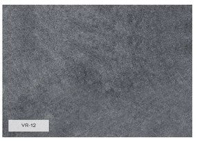 Sivá zamatová rozkladacia pohovka 225 cm Charming Charlie – Miuform