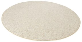 Krémový okrúhly koberec ø 200 cm Wolly – BT Carpet