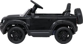 Elektrické autíčko Land Rover Defender čierne