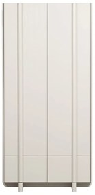 Krémovobiela modulárna skrinka z borovicového dreva 101x210 cm Basu – WOOOD