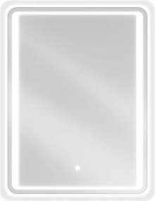 Mexen Zusa, LED kúpeľňové zrkadlo s podsvietením 60x80 cm, 6000K, ochrana proti zahmlievaniu, 9808-060-080-611-00