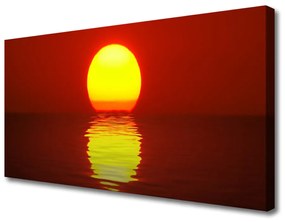 Obraz na plátne Západ slnka krajina 140x70 cm