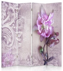 Gario Paraván Orchidea Dekorácia Rozmery: 145 x 170 cm, Prevedenie: Klasický paraván