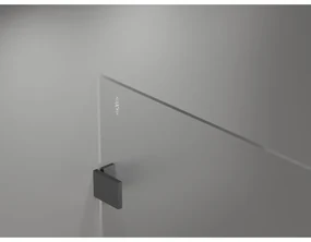 Mexen Lunar sprchová stena pravá 130 x 200 cm, 8mm číre sklo, brúsený grafit, 830-130-000-66-00-P