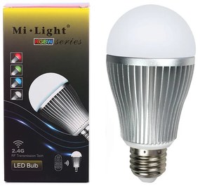 LED žiarovka E27 9W 850lm RGB+W Warm WI-FI Mi-Light - FUT016WW