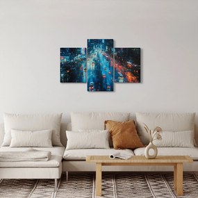 Obraz - Veľkomesto, olejomaľba (90x60 cm)