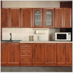 Kuchynská linka Ramiak 260, orech ecco/ akacia