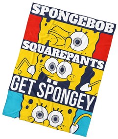 Detská deka Carbotex Sponge Bob Squarepants, 130 x170 cm