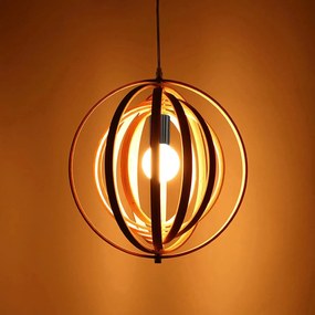 Toolight Toolight, stropné svietidlo 1xE27 APP1278-1CP, prírodná hnedá, OSW-00922