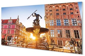 Sklenený obraz Gdańsk Memorial Fountain 120x60 cm