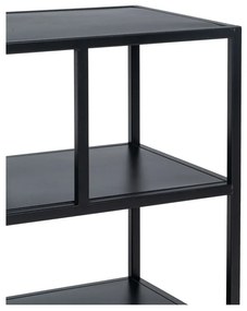 Čierny oceľový TV stolík 120x55 cm – Ixia