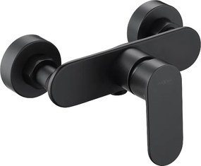 Mexen Milo, nástenná sprchová batéria, čierna matná, 71340-70
