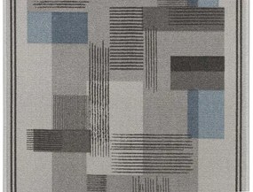 Koberce Breno Behúň LISTRA 97, šíře role 67 cm, sivá, viacfarebná