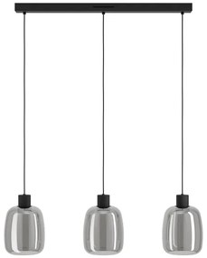 Eglo 901121-LED RGBW Stmievateľný luster na lanku MOLOCHIO-Z 3xLED/3,7W/230V šedá