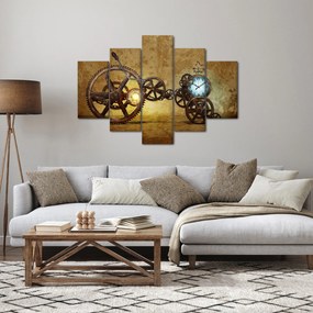 Obraz strojčekov historických hodín (150x105 cm)