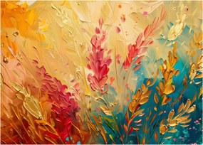 Sklenený obraz - Maľba poľa (70x50 cm)