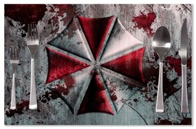 Sablio Prestieranie Resident Evil Umbrella Corporation Steel: 40x30cm