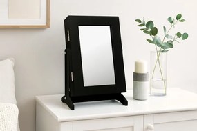 Šperkovnica so zrkadlom LUMERA čierna PHO8072