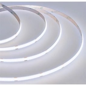 SOLIGHT COB LED pásik, sada s adaptérom, vypínač, 5m, 8W/m, 800lm/m, denná modrá