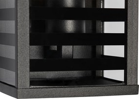 Moderné vonkajšie nástenné svietidlo čierne 26 cm IP44 - Reims