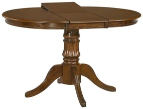 Jedálenský rozkladací stôl Villian 90/124 cm orech americký