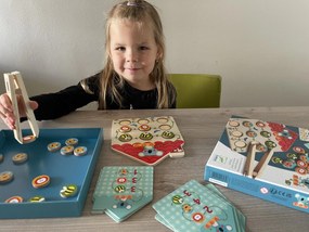 Pinstou - motorická hra s počítaním