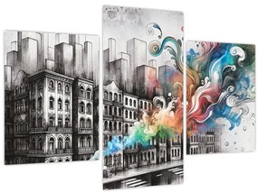 Obraz - Priemyselný život (90x60 cm)