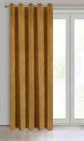 ZATEMŇOVACÍ ZÁVES NA KRÚŽKOCH VILLA 140X250 CM MEDOVÁ