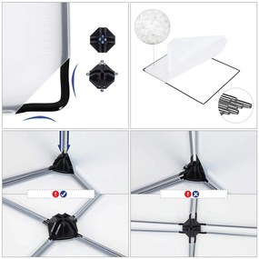 SONGMICS Plastový botník 10 políc polopriehľadný