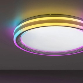 Stropné LED svetlo Spheric, CCT, RGB, Ø 48 cm
