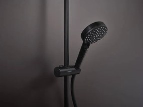 Hansgrohe Vernis Blend, Sprchový systém 200 1jet EcoSmart s termostatom, čierna matná, HAN-26089670