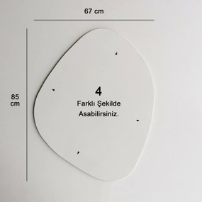Zrkadlo Soho Ayna 85 x 67 cm