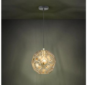 Eglo 39754 - Luster na lanku SKOURA 1xE27/60W/230V priemer 30 cm