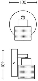 Philips - Bodové svietidlo NIALL 1xGU10/5W/230V čierna/mosadz