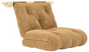 Svetlohnedé menčestrové kreslo Hooked – Karup Design