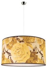 Duolla - Luster na lanku CONSTANCE 1xE27/40W/230V pr. 45 cm žltá