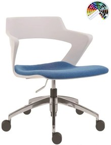 ANTARES Otočné konferenčné kreslo 2160 TC AOKI ALU čalúnenie RELIFE MELANGE