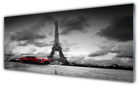 Obraz plexi Eiffelova veža paríž výhľad 125x50 cm