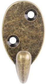 Vešiak Polaris antik mosadz