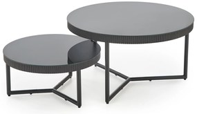 Konferenčný stolík Cosmo 80 cm čierny