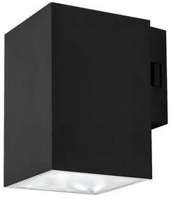 Rabalux 77156 vonkajšie nástenné LED svietidlo Urfa, 9W, IP65, čierna, 11,5 cm
