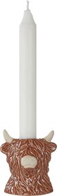 SHETLAND Svietnik 7 cm - hnedá