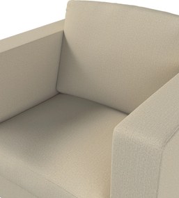 Poťah na kreslo Karlanda, krátky farba produktu béžová látka zapletaná